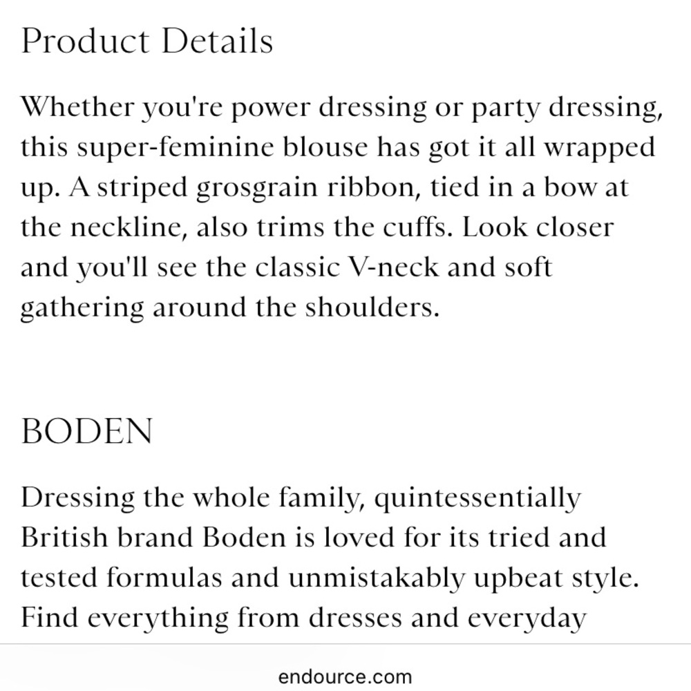 BODEN Riley Blouse - Picture 7 of 7